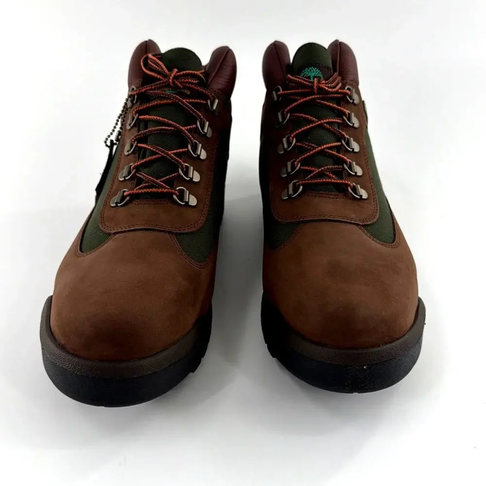 Timberland Men’s Chocolate Waterproof Field Boots Size 12